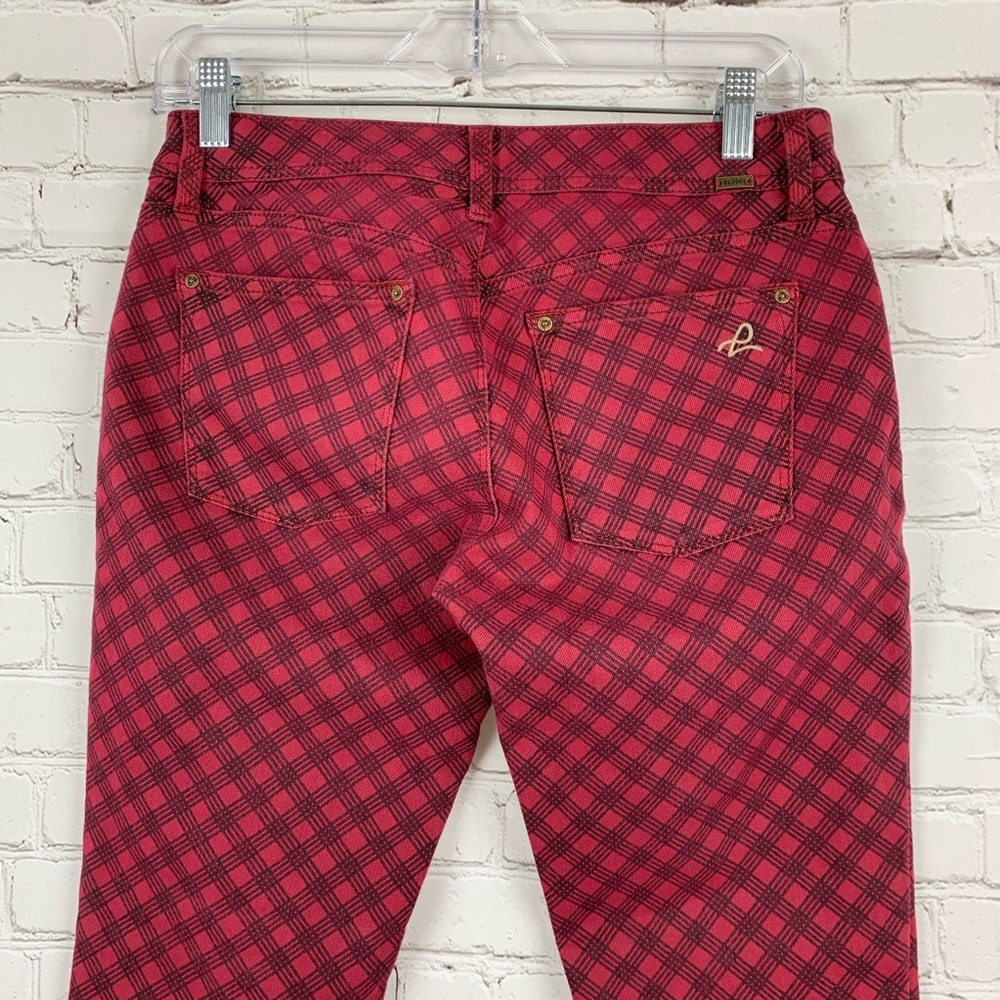 DL1961 Hipster Emma Bedford Plaid Legging Ankle Jeans Size 28x28 - Picture 4 of 8